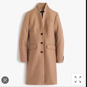 J Crew Heathered acorn regent topcoat wool 2 4